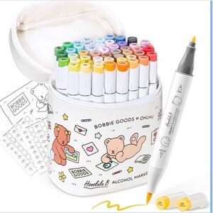 Bobbie Goods x Ohuhu Honolulu Co-Branded Multicolor 48 Piece Marker Set NEW